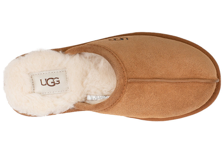 Тапочки (WMNS) UGG Pearle Slipper 'Chestnut' 1115139-CHE, коричневый — фото 4