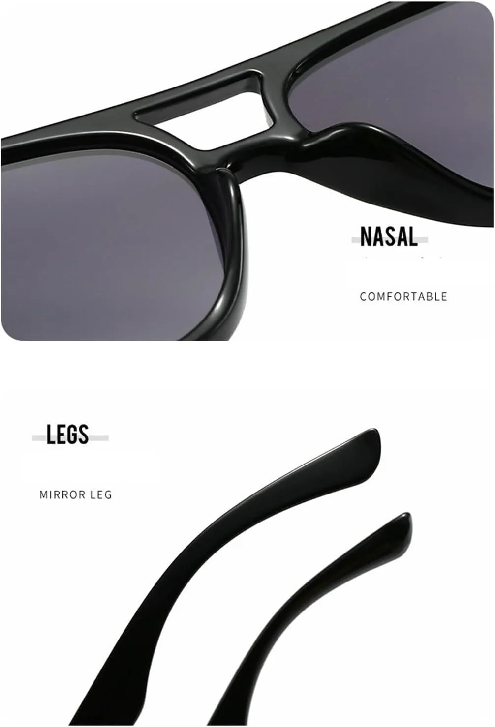 

Солнцезащитные очки Helena в винтажном квадратном стиле для мужчин и женщин, модель 2025, роскошная классическая оправа «пилот», очки с двойной дужкой, C5