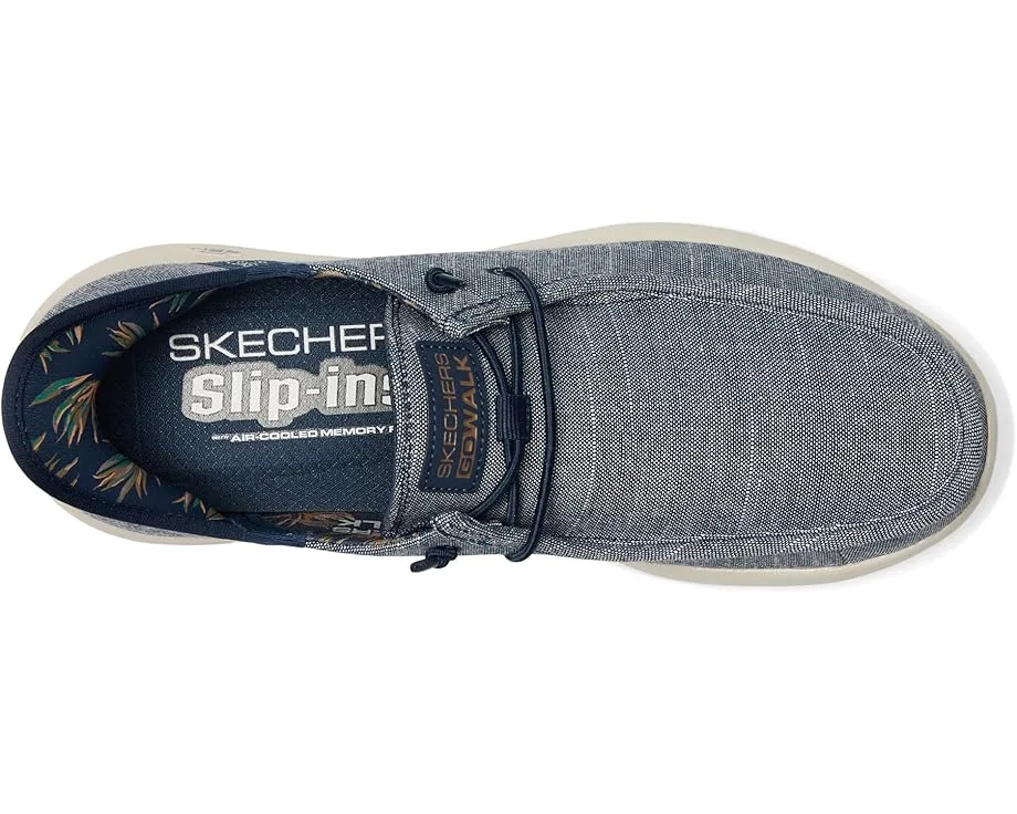 Кроссовки SKECHERS Performance Go Walk Max With Ease Hands Fee Slip-In, Navy — фото 2