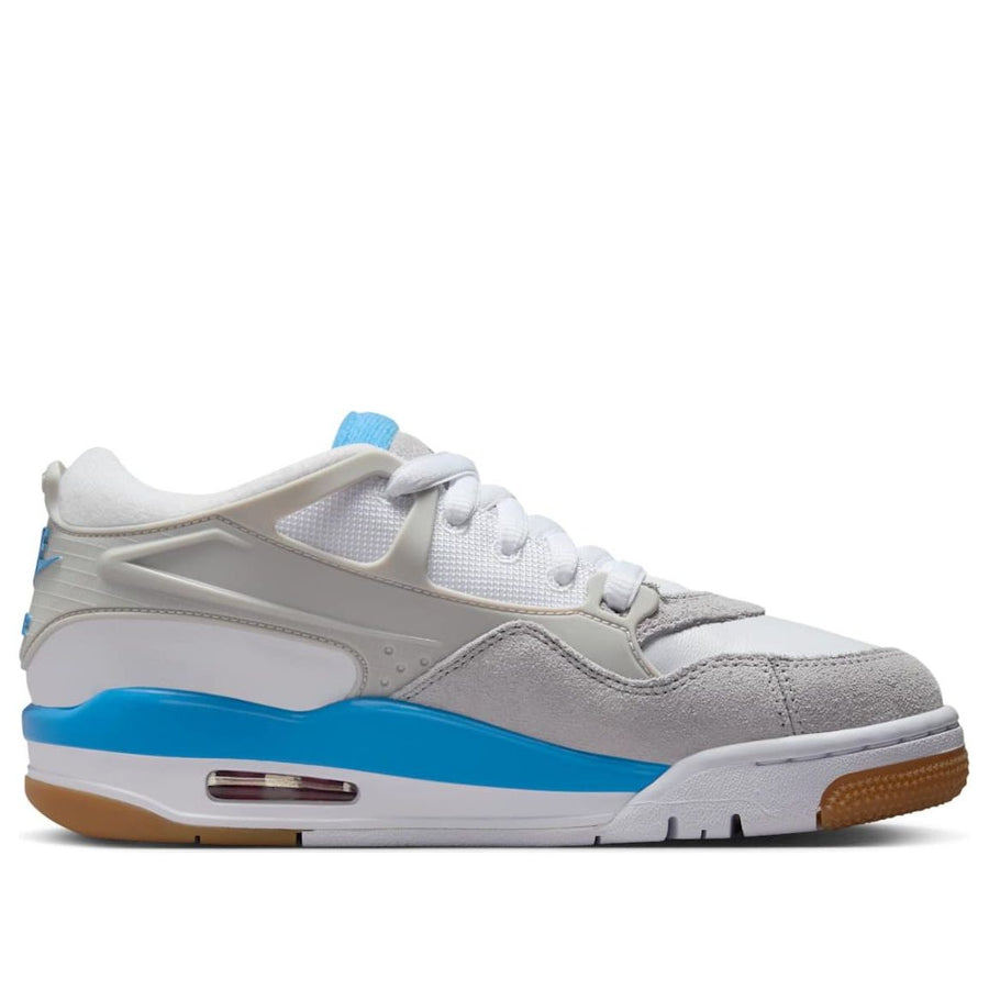 Кроссовки (GS) Air Jordan 4 RM 'White Blue Neutral Grey', белый — фото 2