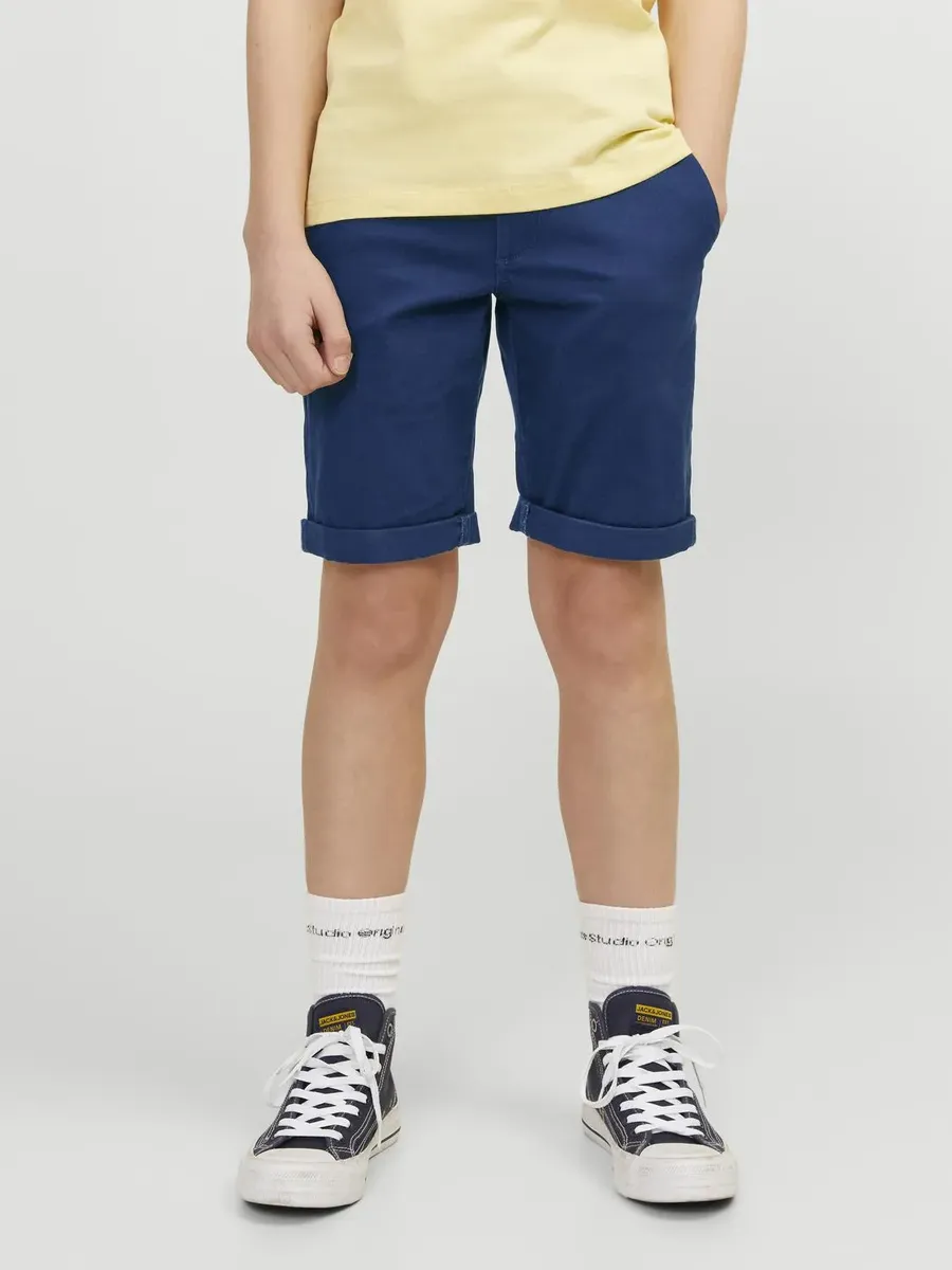 

Детские шорты-чиносы Jack & Jones "JPSTDAVID JJCHINO SHORTS AKM SN JNR" Jack & Jones Junior, синий