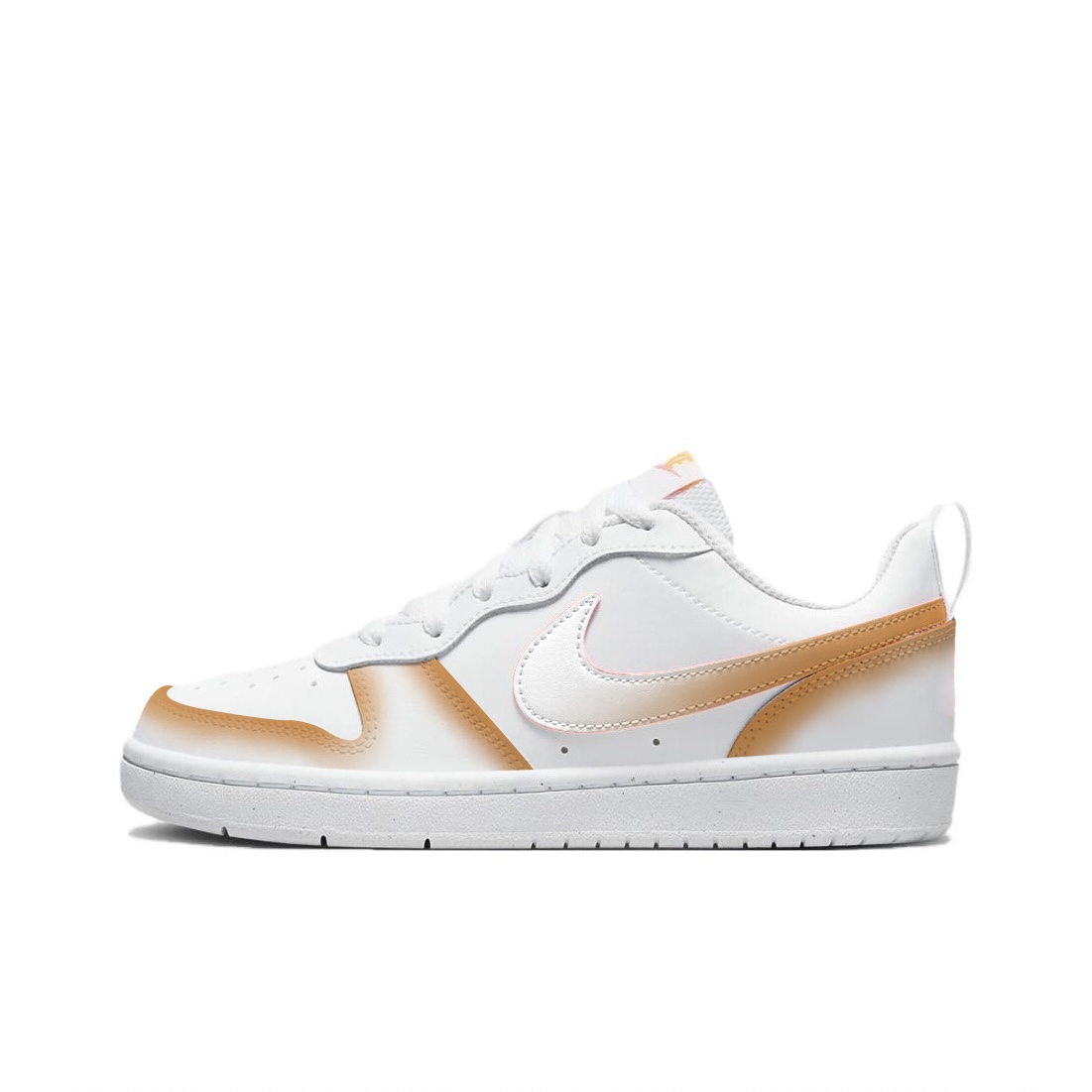 

Кроссовки Nike Court Borough Skateboarding Shoes Women's Low-top White/orange, белый/оранжевый