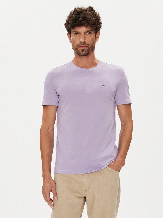 

Футболка slim fit Jaspe DM0DM20363 Tommy Jeans, фиолетовый