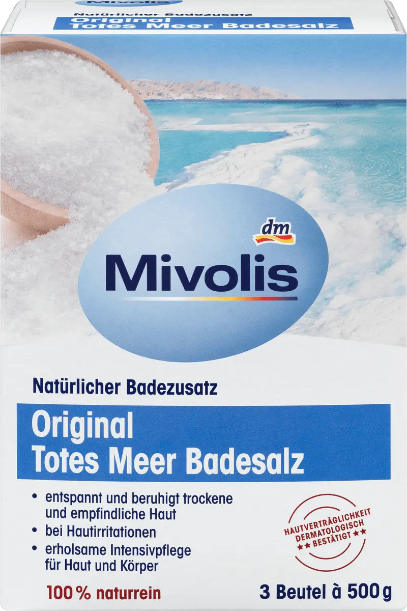 

Оригинальная соль для ванн Мертвого моря 1,5 кг. Mivolis