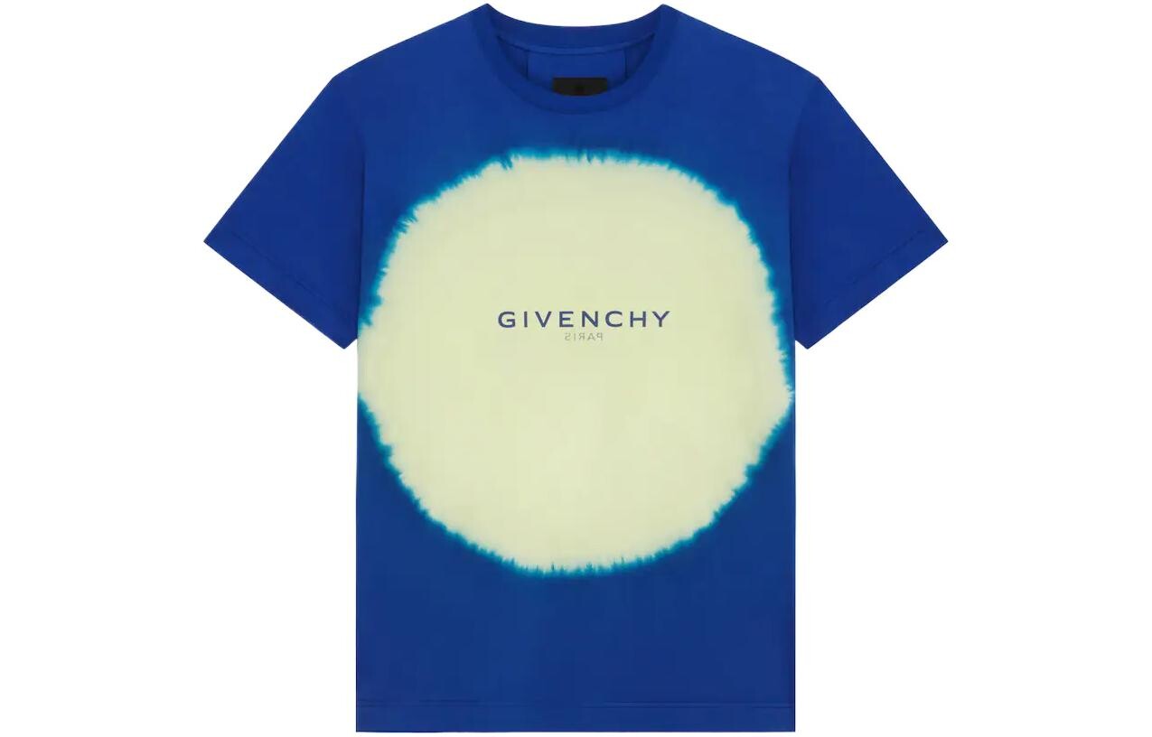 

Футболка мужская синяя Givenchy, синий