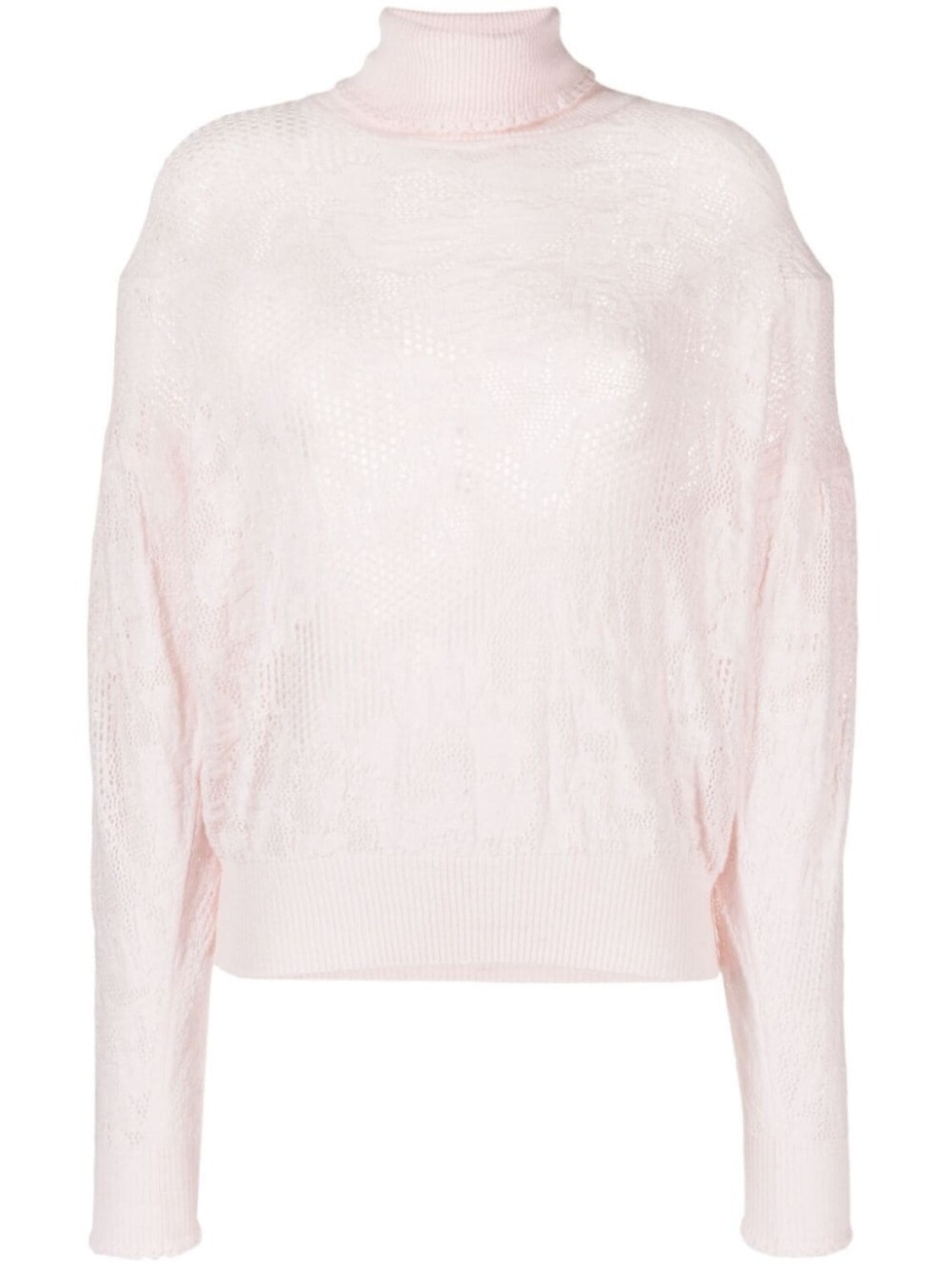 

TWINSET roll-neck knitted top, розовый