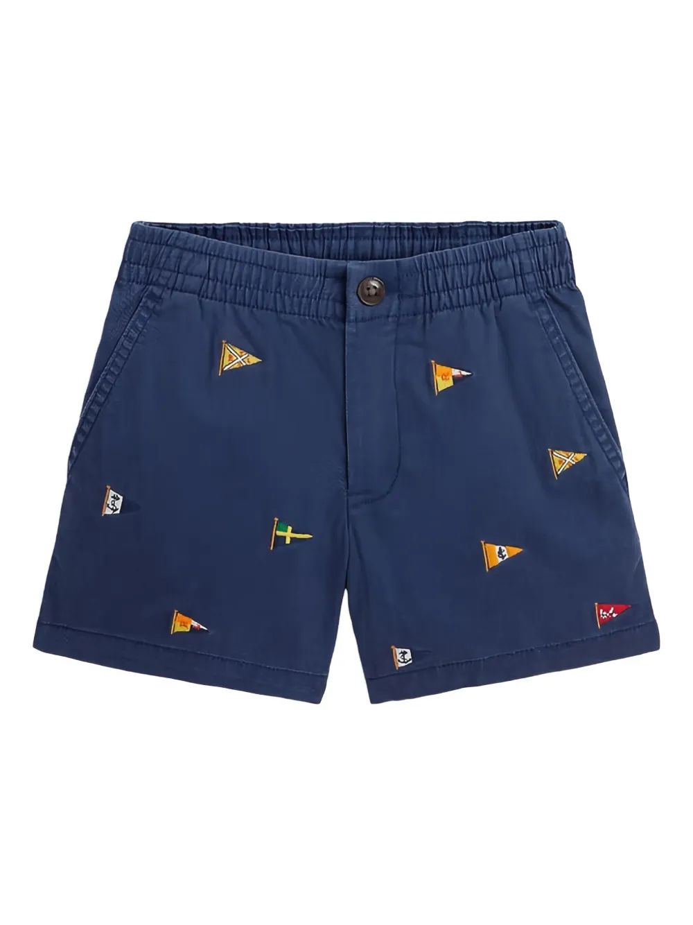 

Вышитые шорты POLO RALPH LAUREN KIDS, синий