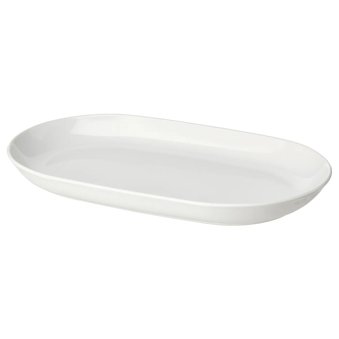 

Тарелка сервировочная, белая, 32х18 см, GODMIDDAG IKEA