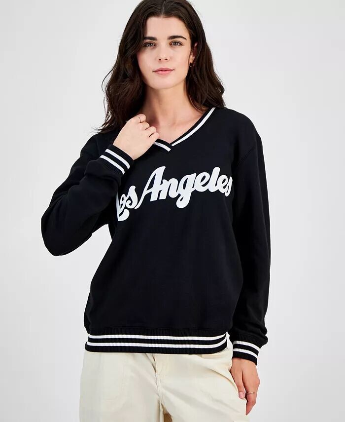 

Толстовка в полоску для юниоров Los Angeles Varsity Love Tribe, черный