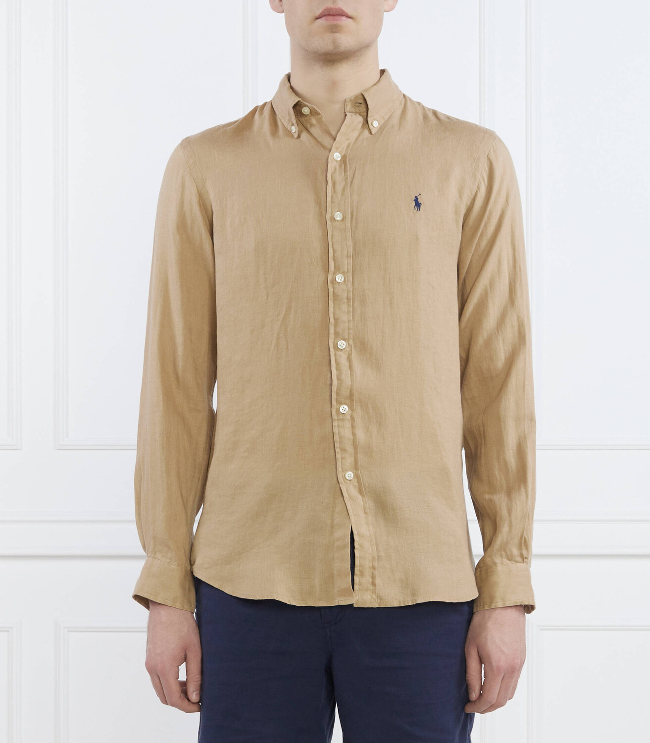 

Рубашка POLO RALPH LAUREN Slim Fit, кэмел
