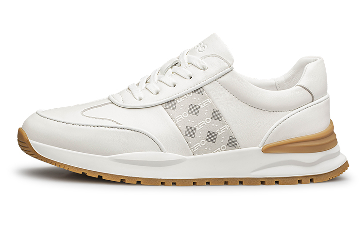 

Кроссовки мужские низкие бело-черные ZRO