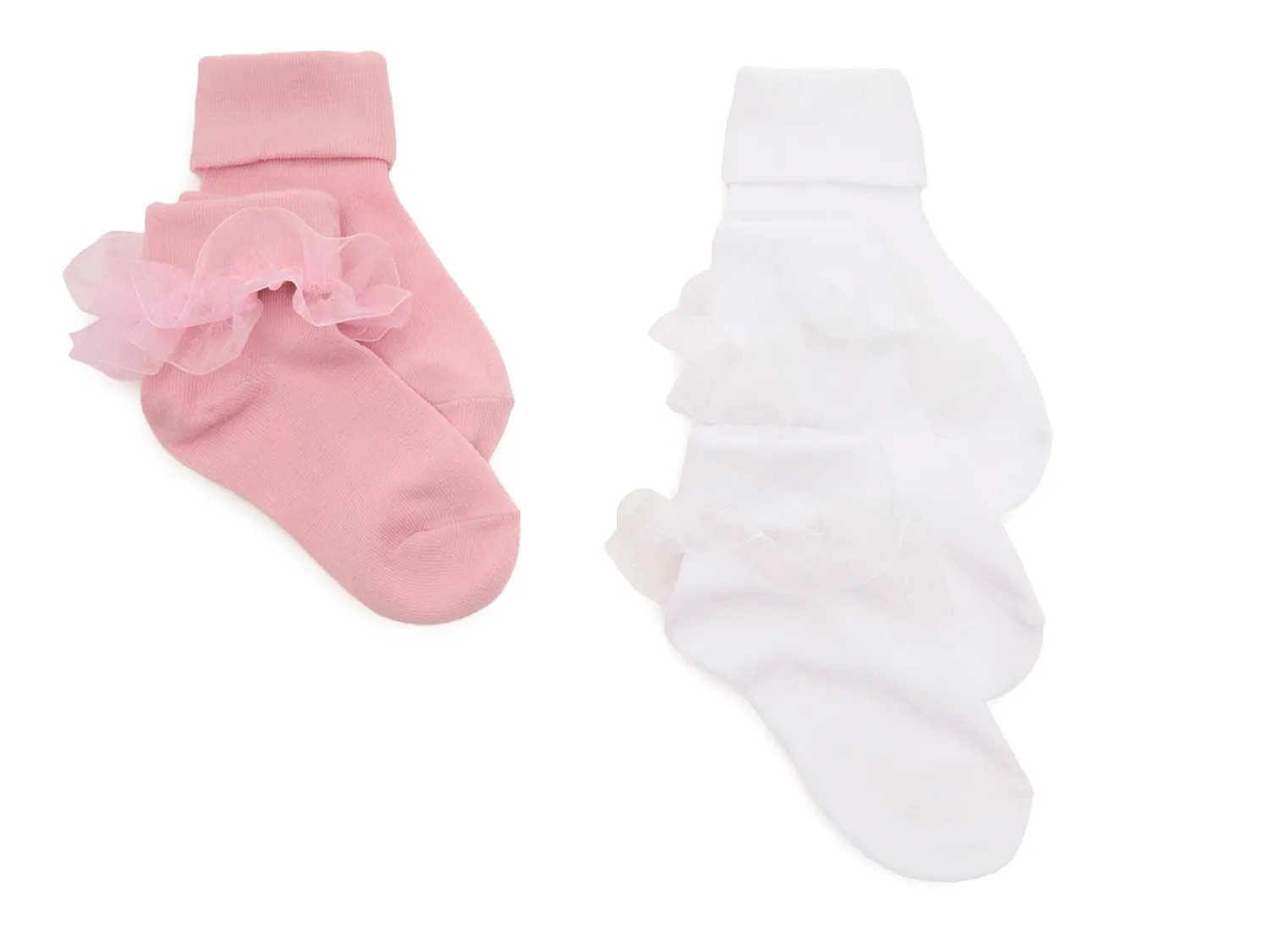 

Носки Berkshire Ruffle Kids' Ankle Socks - 5 pack, белый/розовый
