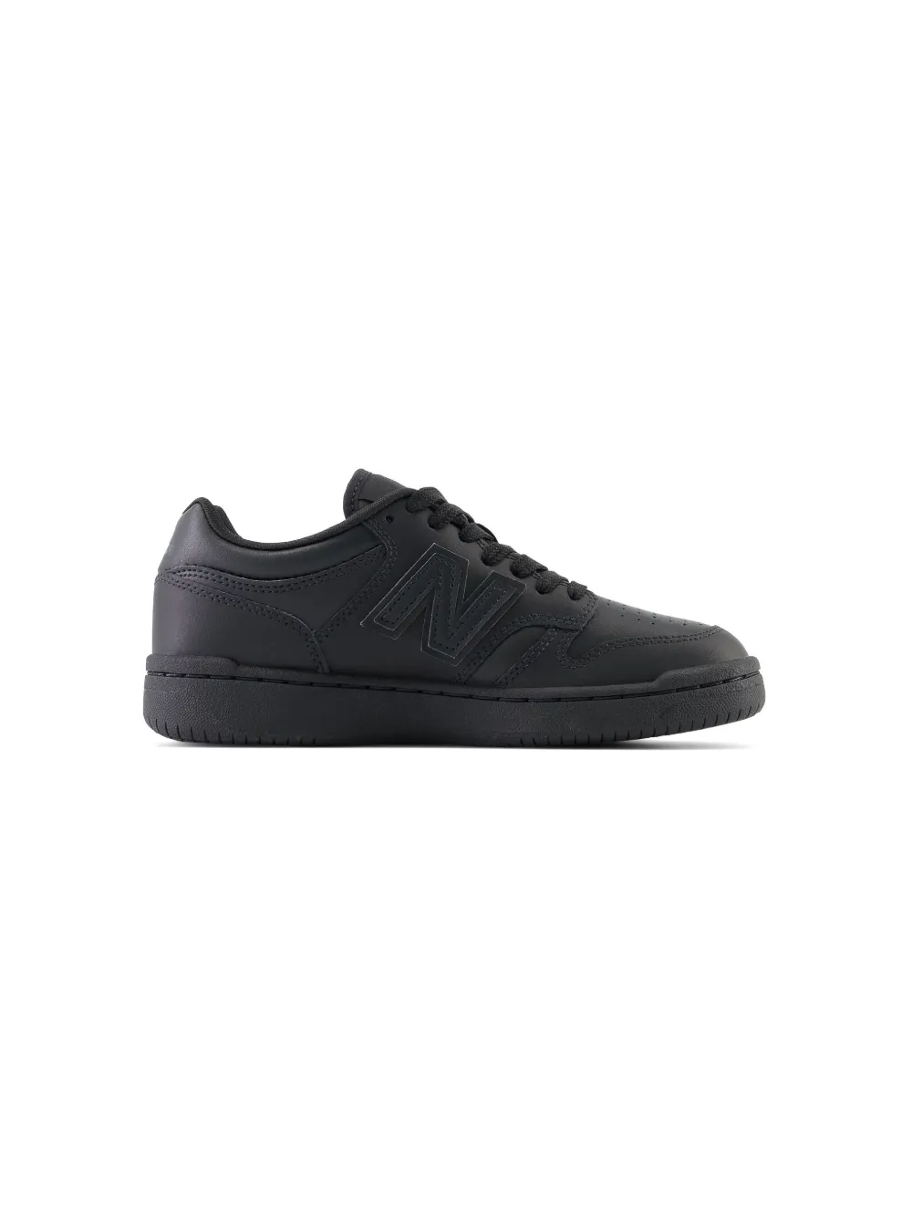 Кроссовки с тисненым логотипом New Balance Kids, черный — фото 2