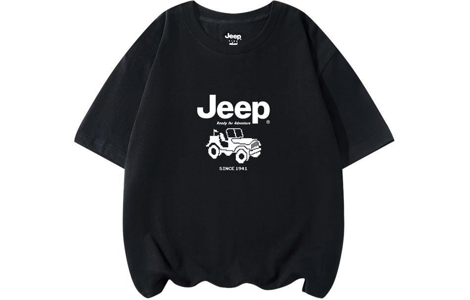 Детская футболка Jeep, черный