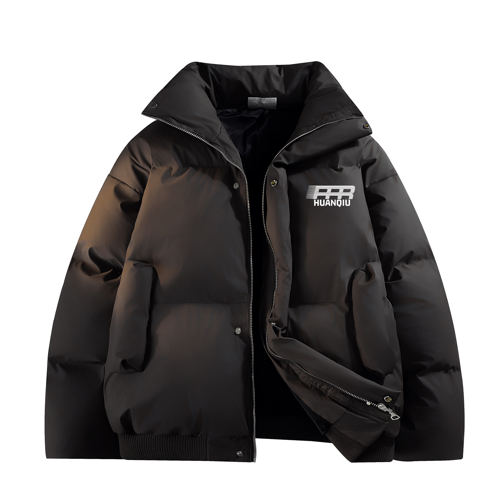 

Пуховик Unisex Stand Collar Moderate Padded HUANQIU, черный