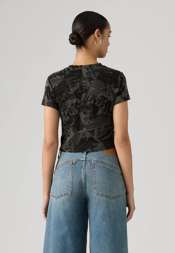 Базовая спортивная футболка с принтом Levi'S, Black — фото 3
