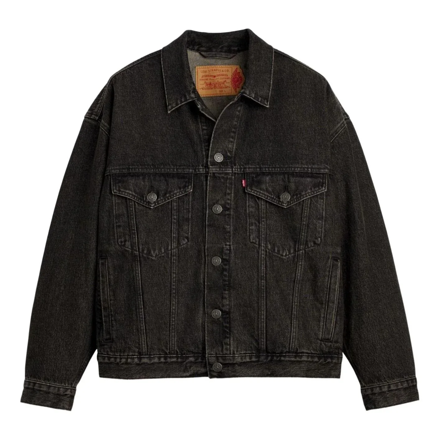 Джинсовая куртка Air Jordan x LEVI'S Type III Denim Trucker Jacket 'Black Wash'
