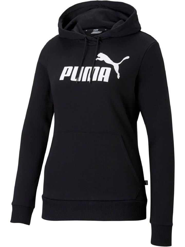 

Лонгслив Puma Hoodie ESS Logo, черный