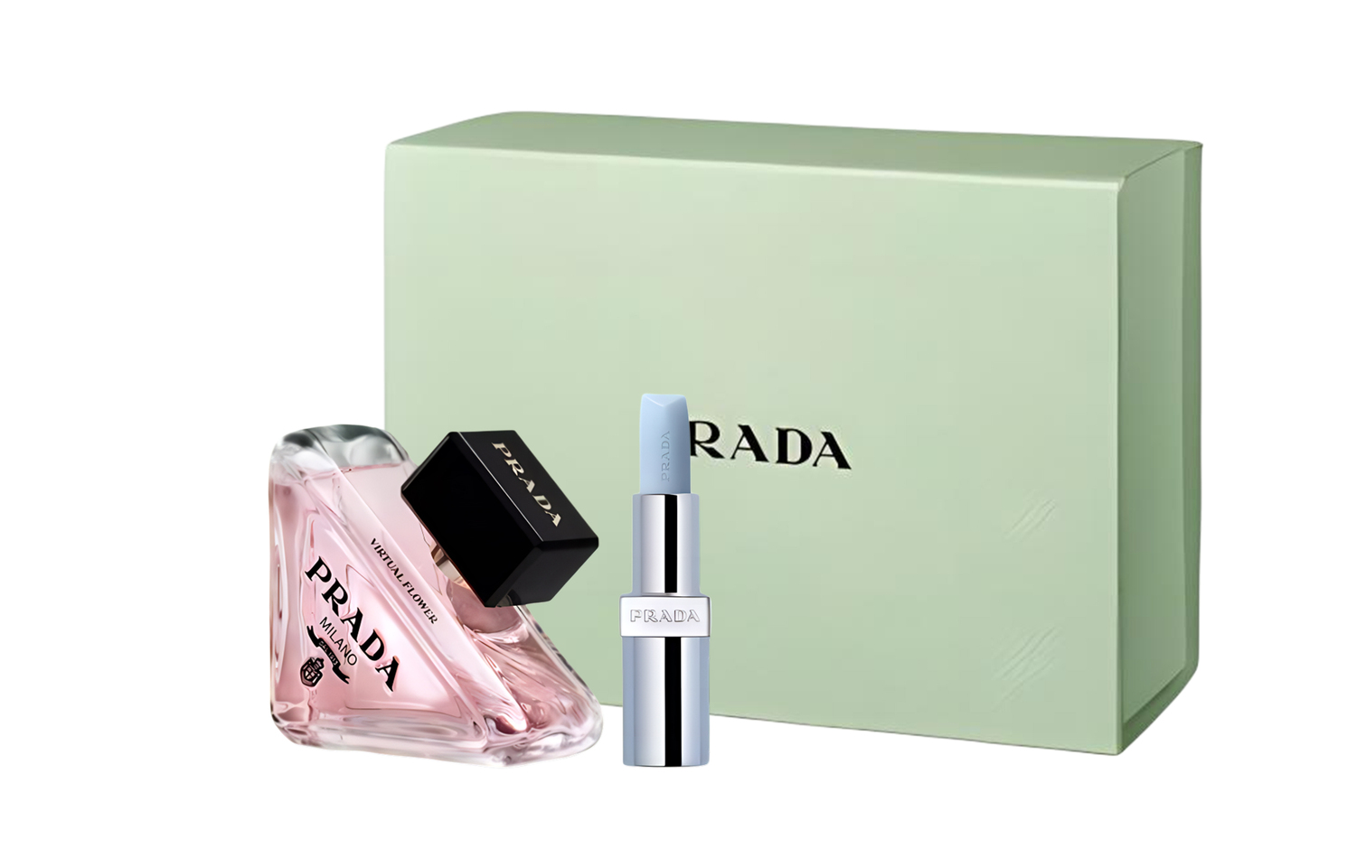 PRADA Парфюмерный набор лимитированный выпуск Holiday Garden Edition туалетная вода аромат лимонный белый мускус — фото 2