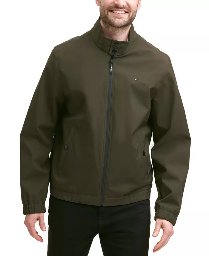 

Мужская куртка со стойкой Tommy Hilfiger, зеленый