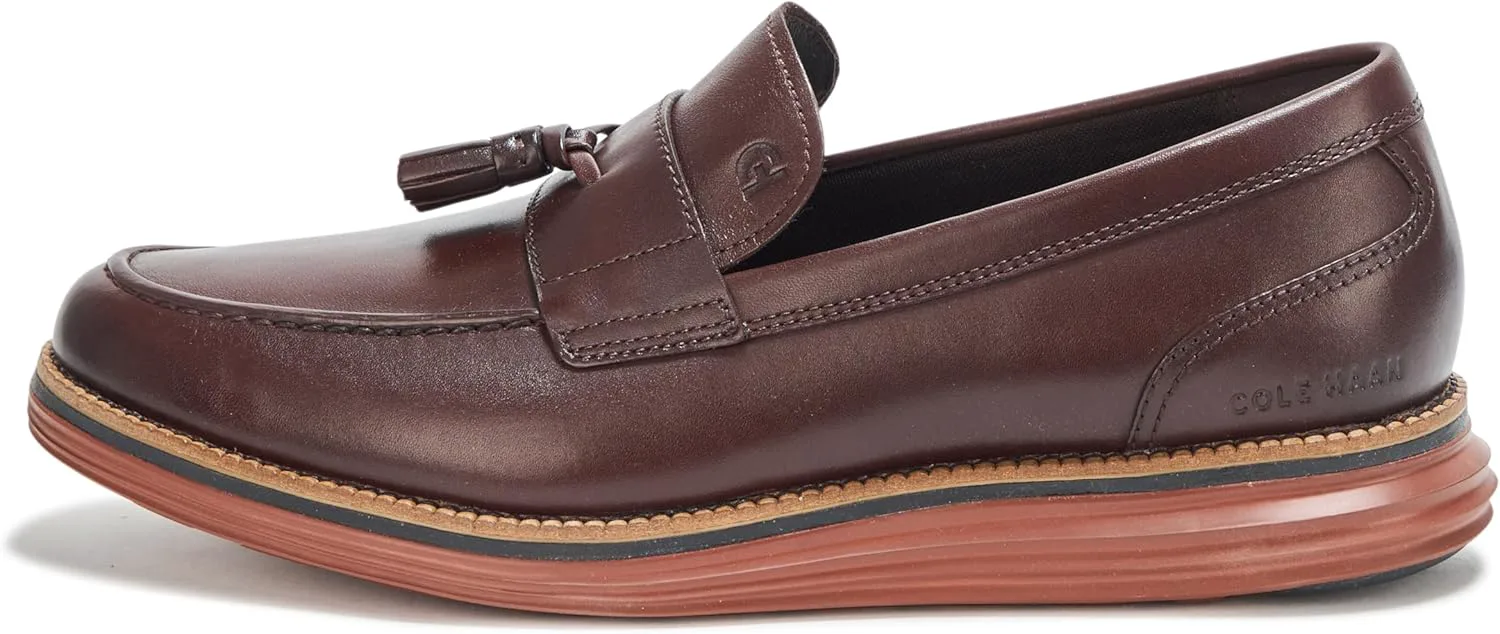 Мужские лоферы Cole Haan Originalgrand Meridian с кисточками, коричневый/черный