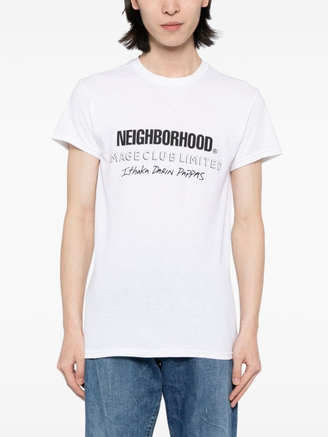 

Neighborhood футболка с логотипом, белый