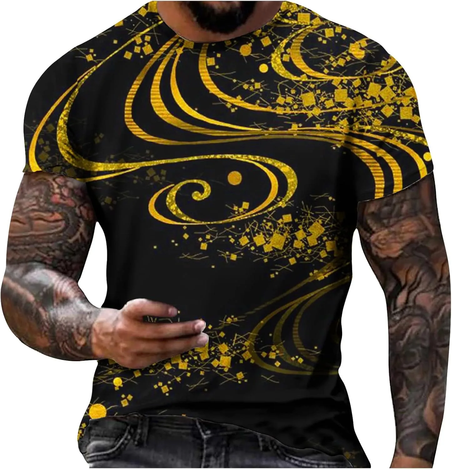 

Футболка с 3D принтом для мужчин Zeiyignr