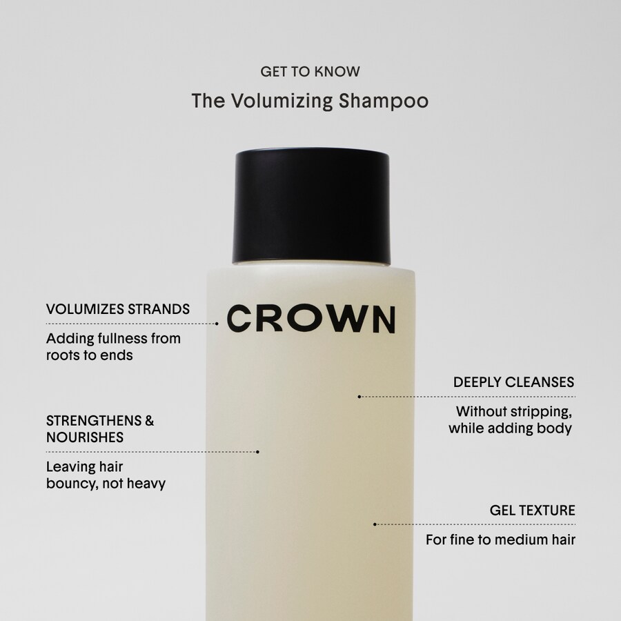 Мини-шампунь для придания объема жирным и безжизненным волосам Crown Affair, 2.7 fl oz/82 mL — фото 4