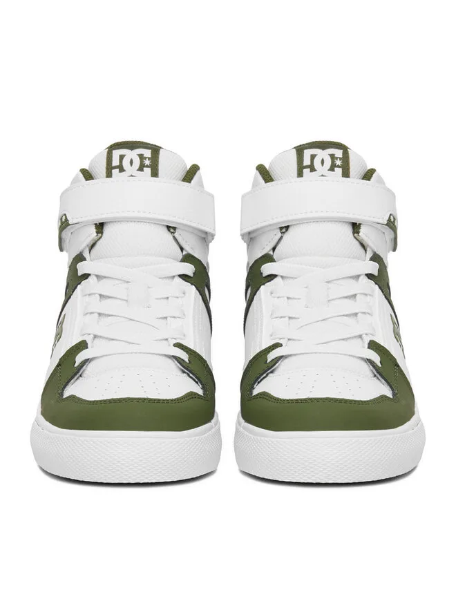 DC Shoes Кроссовки EO-PURE HI TOP EV BOYS DC01795301 белые — фото 3