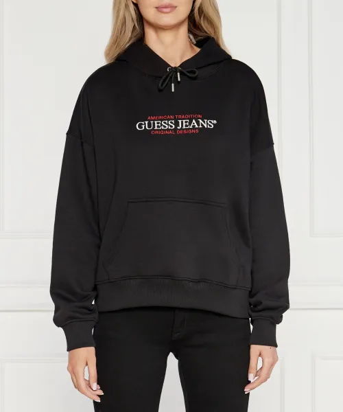 

Толстовка Oversize fit Guess Jeans, черный