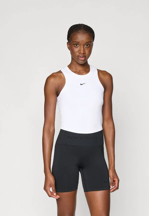 Облегающая майка-топ Nike Performance, White/Black