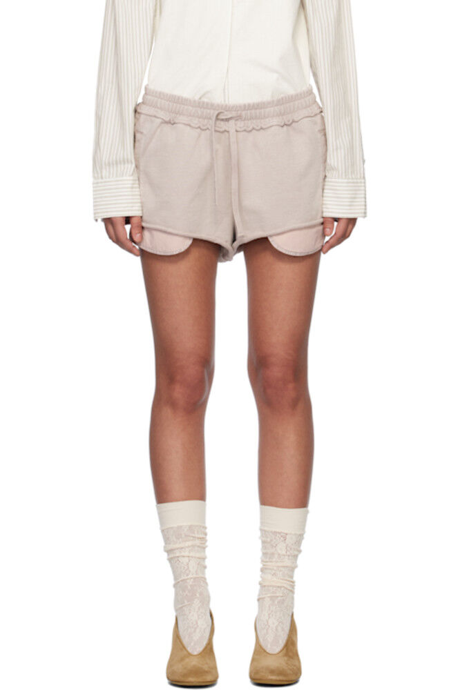 

Серые шорты с аппликацией Acne Studios