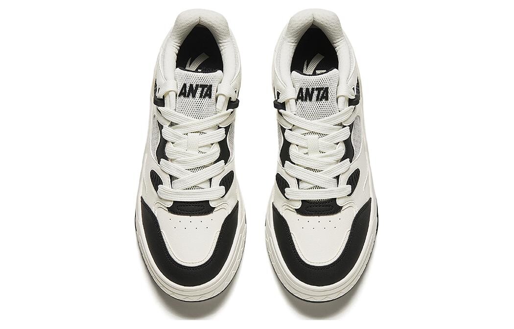 Кроссовки ANTA Skateboarding Shoes Men Low-top White/Black, белый/черный — фото 3