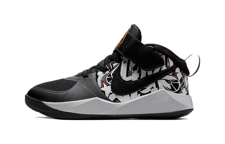 

Баскетбольные кроссовки Team Hustle D 9 Kids для дошкольников Nike, цвет Black Gray