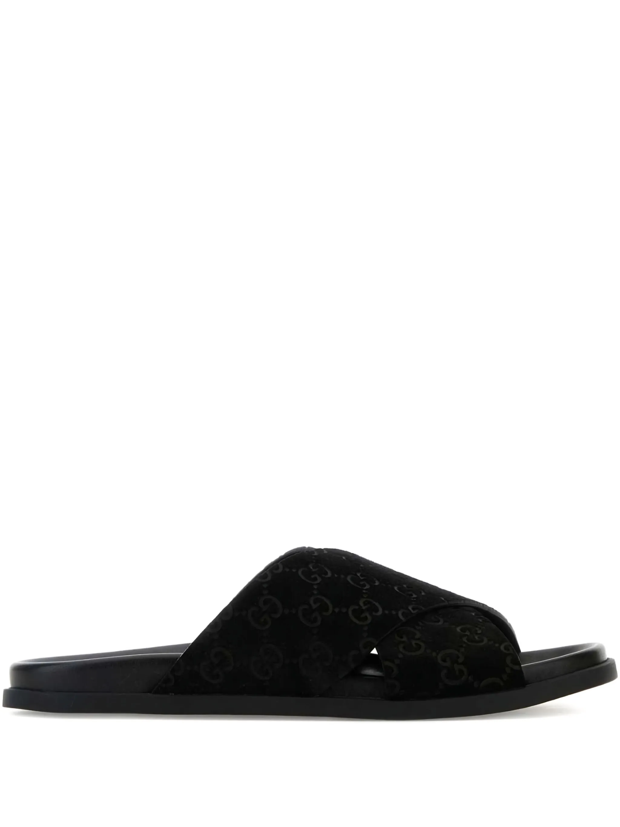 

Шлепанцы с логотипом GG Gucci, черный