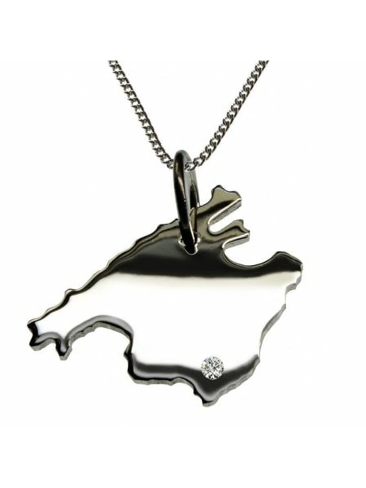 

Schmuckador Цепочка 50 см + Майорка с бриллиантом из серебра 925 пробы