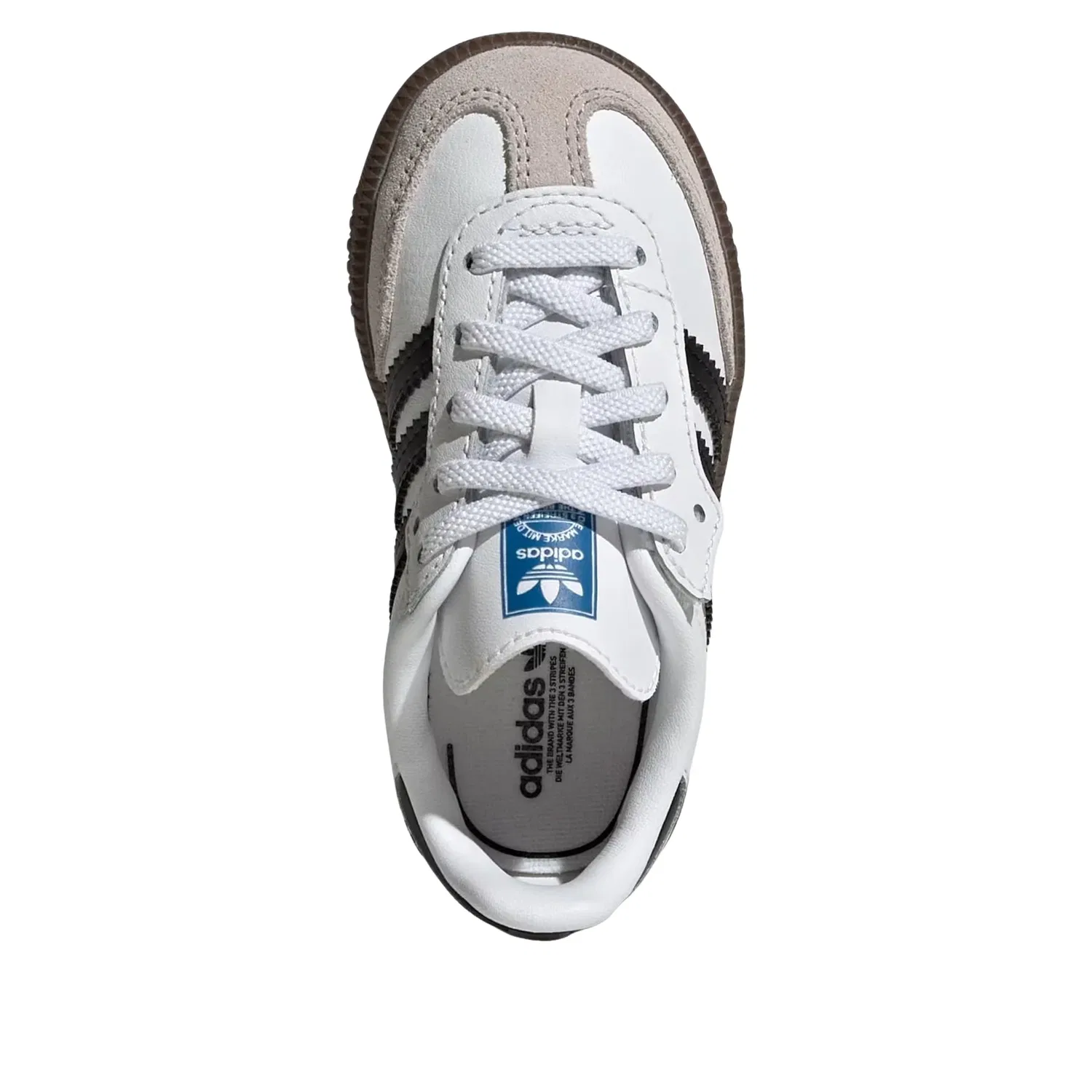 Кроссовки Adidas Samba 'Cloud White Core Black Gum' JQ3191, белый — фото 3