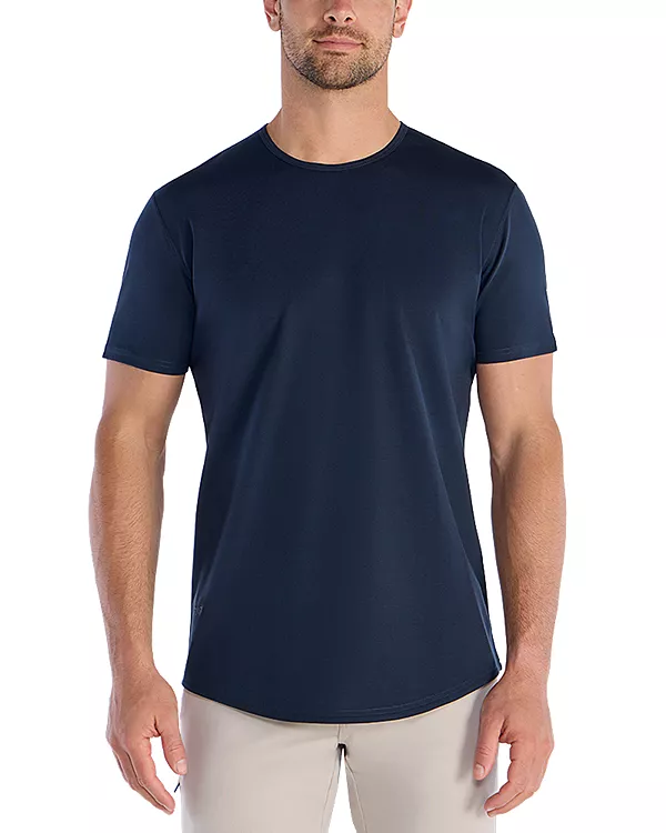 

Футболка с заниженной талией Bylt Basics, синий