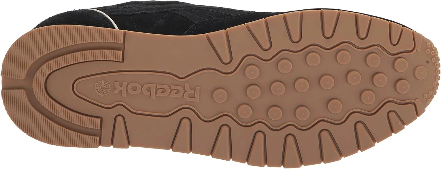 Кроссовки Reebok унисекс для взрослых, классические кожаные, винтажные, 2-Black Glen Green Gum — фото 4