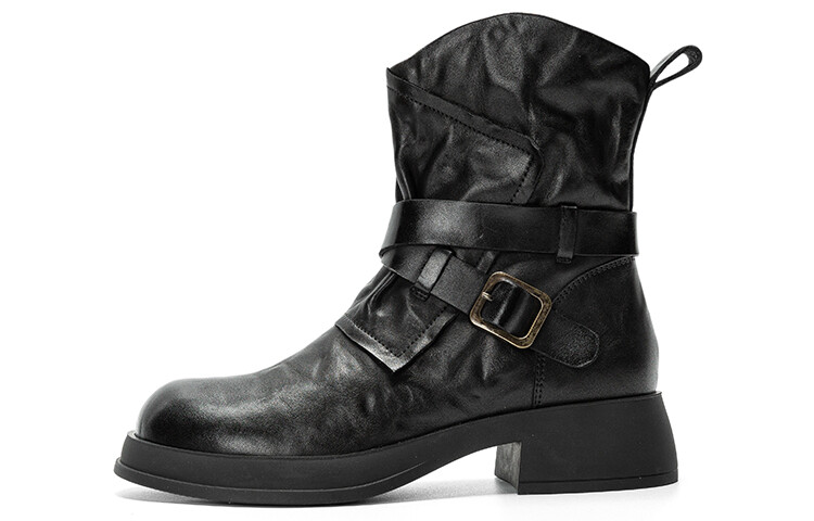 Ботильоны женские черный Q.Vonton