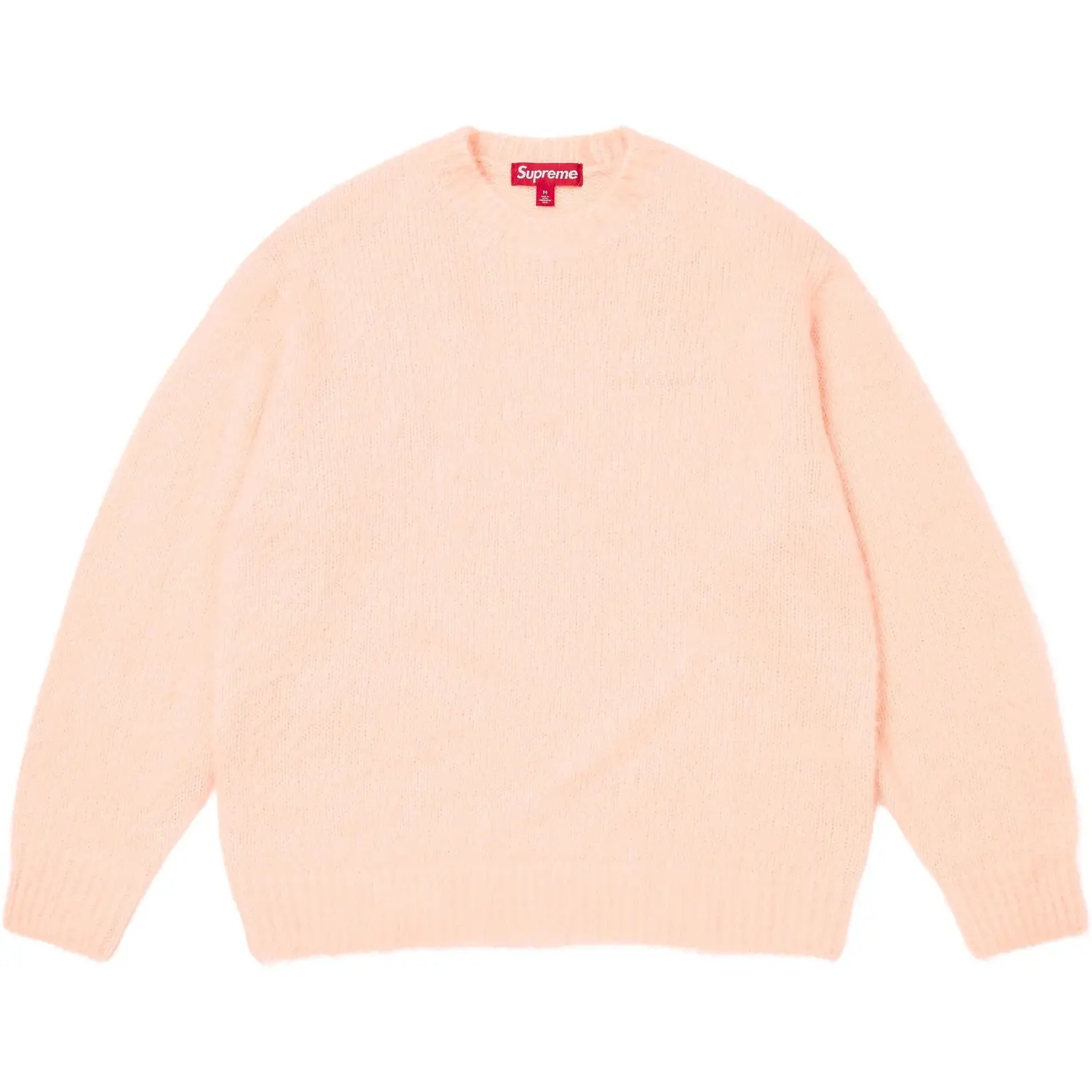 

Мохеровый свитер Supreme, светло-розовый