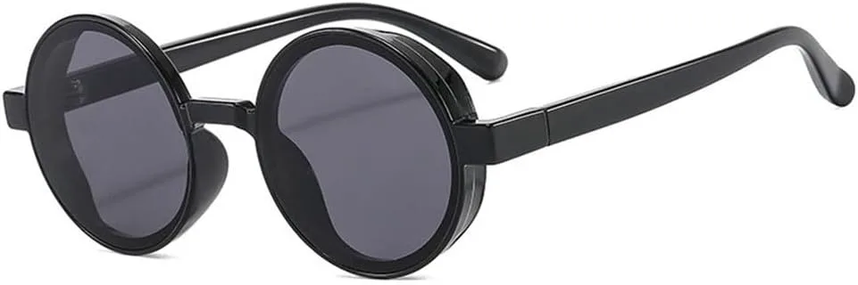 

Круглые солнцезащитные очки для женщин, ретро-солнцезащитные очки для мужчин, винтажные очки с защитой от УФ-излучения UV400, для отдыха на природе и пляже LANGSER, 1