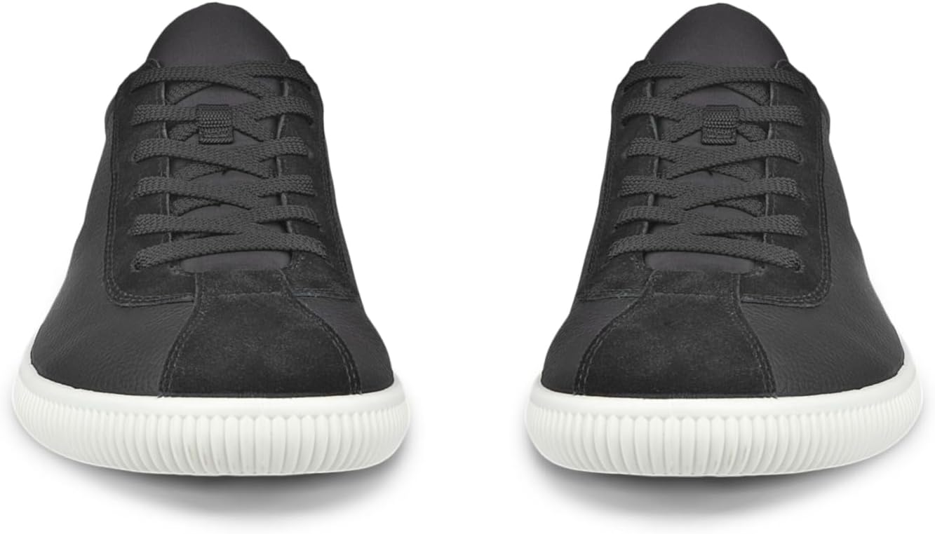 Мужские кроссовки ECCO Soft Zero на шнуровке, черный — фото 2