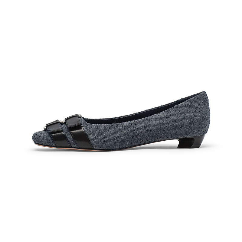 Coup De Foudre Женские повседневные однотонные туфли серо-черные, цвет Gray/Black