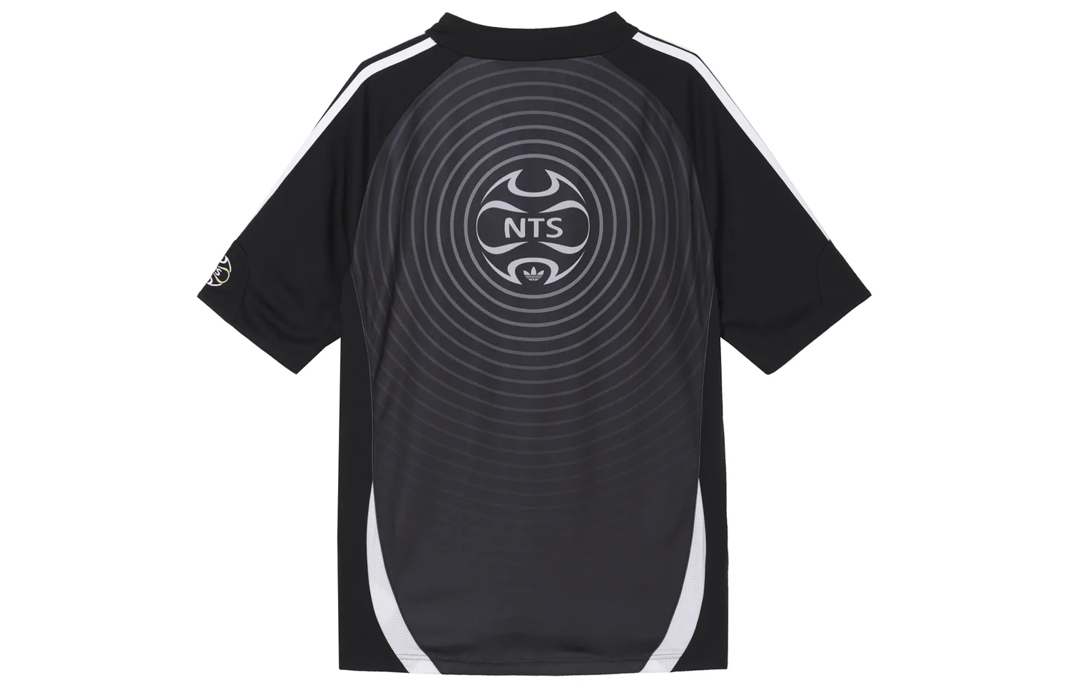 Футболка Adidas Nts Radio Adidas Originals, Black White Yellow — фото 3