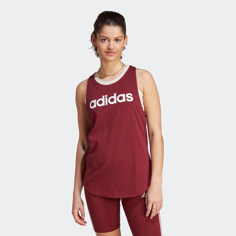 

Спортивный топ ADIDAS SPORTSWEAR Essentials, цвет Wine red