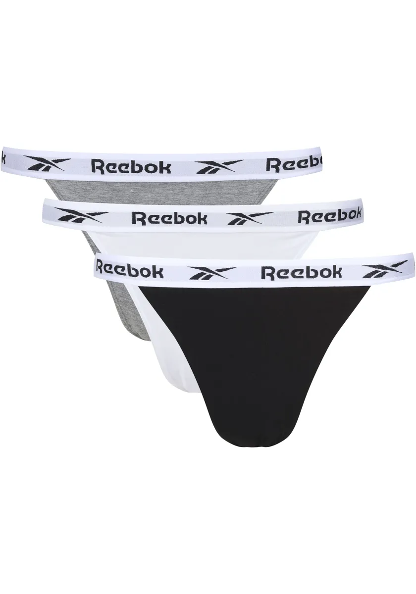 

Трусики Reebok (3 шт. в упаковке), с поясом с логотипом, белый