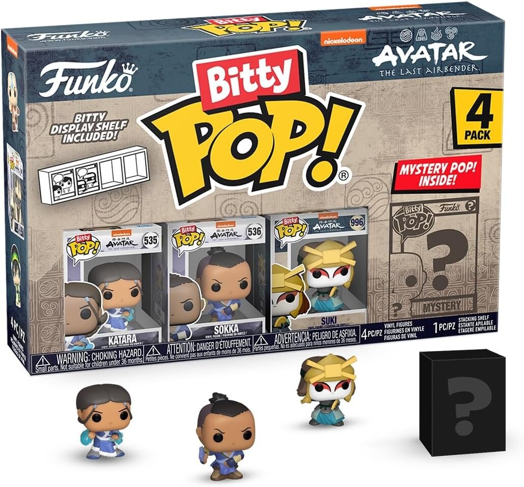 

Funko POP! аватар последний маг воздуха битти 4 шт. 2,5 см катара сокка суки