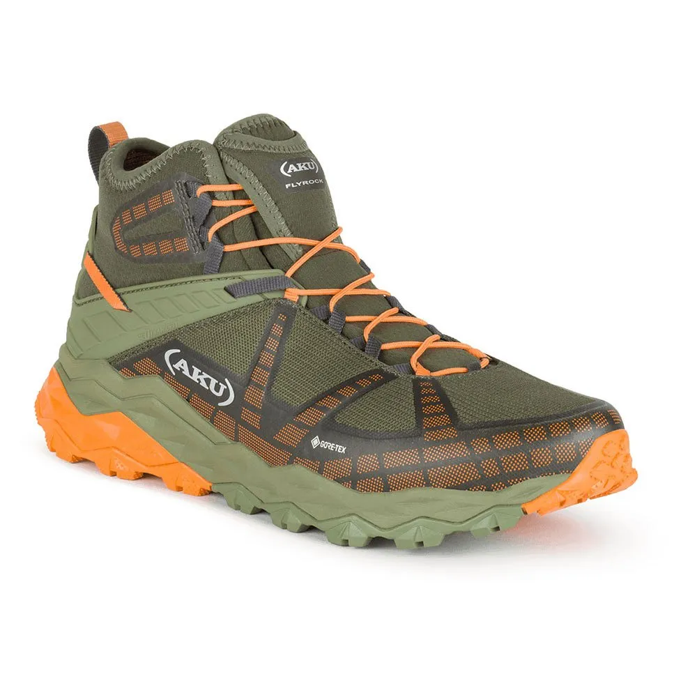 

Походные ботинки Aku Flyrock Mid Goretex, зеленый