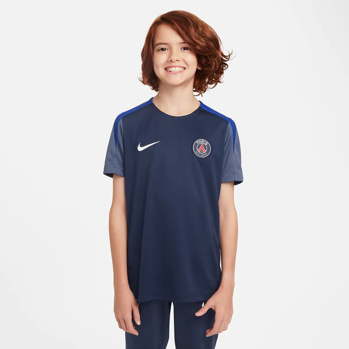 

Детская футболка Paris Saint-Germain PSG 2025-2026 Strike Nike, темно-синий